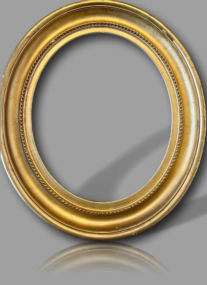 Louis-philippe Period Oval Frame – Ideal For Portraits Or Mirrors