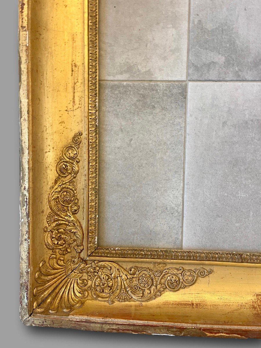 Important 1st Empire Frame In Gilded Wood – Elegance And Authenticity-photo-2