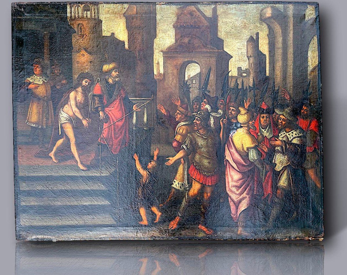 Christ Before The Judges - Entourage Of Vittore Carpaccio (1465-1526)