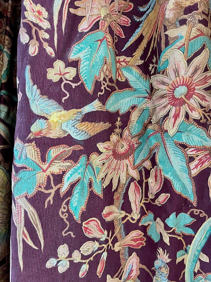  Curtains - Castle Curtains, Second Empire, Exotic Birds, 1st Pair-photo-4