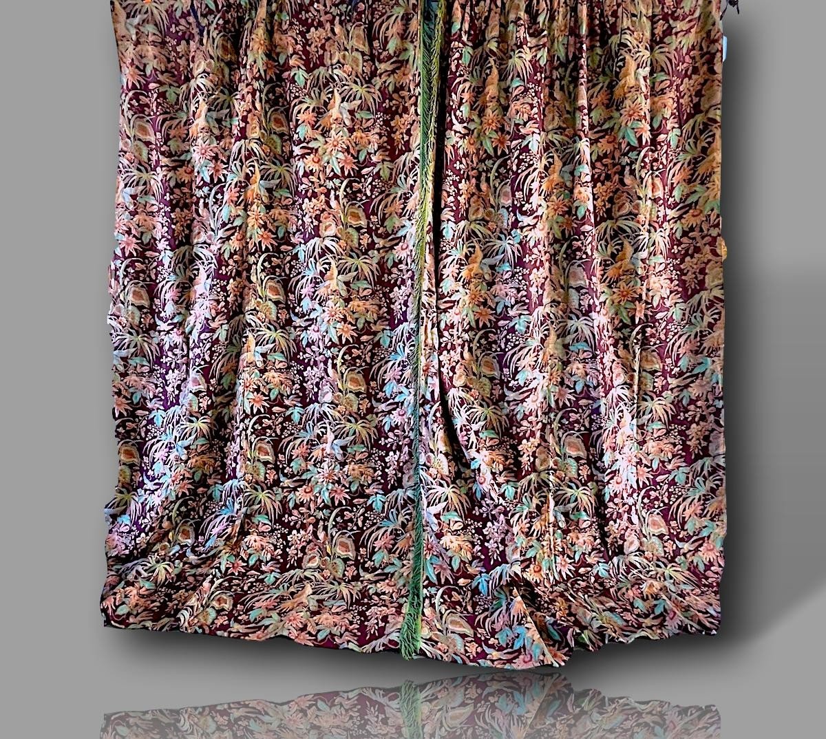  Curtains - Castle Curtains, Second Empire, Exotic Birds, 1st Pair-photo-8