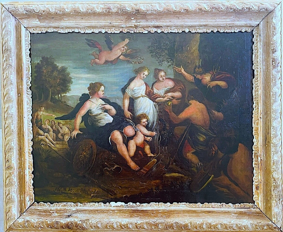 The Judgement Of Paris – 17th Century French School-photo-2