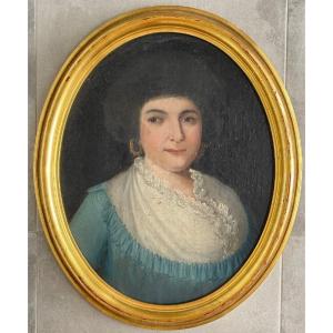 French School Early 19th Quality Lady Portrait