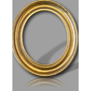 Louis-philippe Period Oval Frame – Ideal For Portraits Or Mirrors