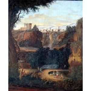 Waterfalls At Tivoli – Caroline Berthod - Neo-classical