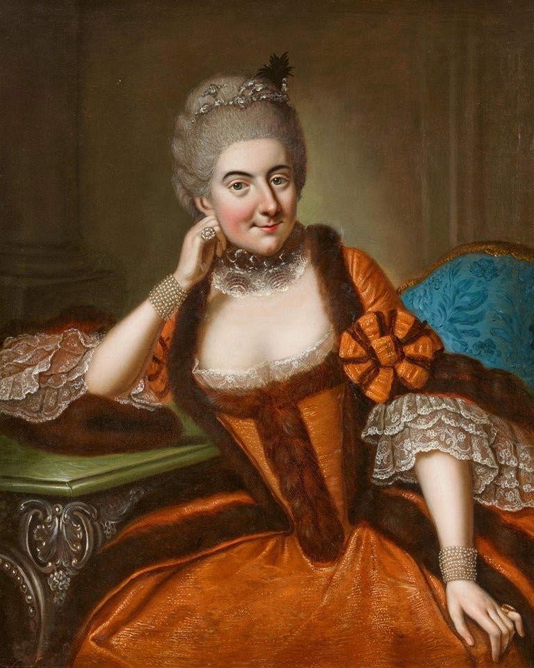 Portrait Of An 18th Century Princess - By Anna De Gasc-photo-4