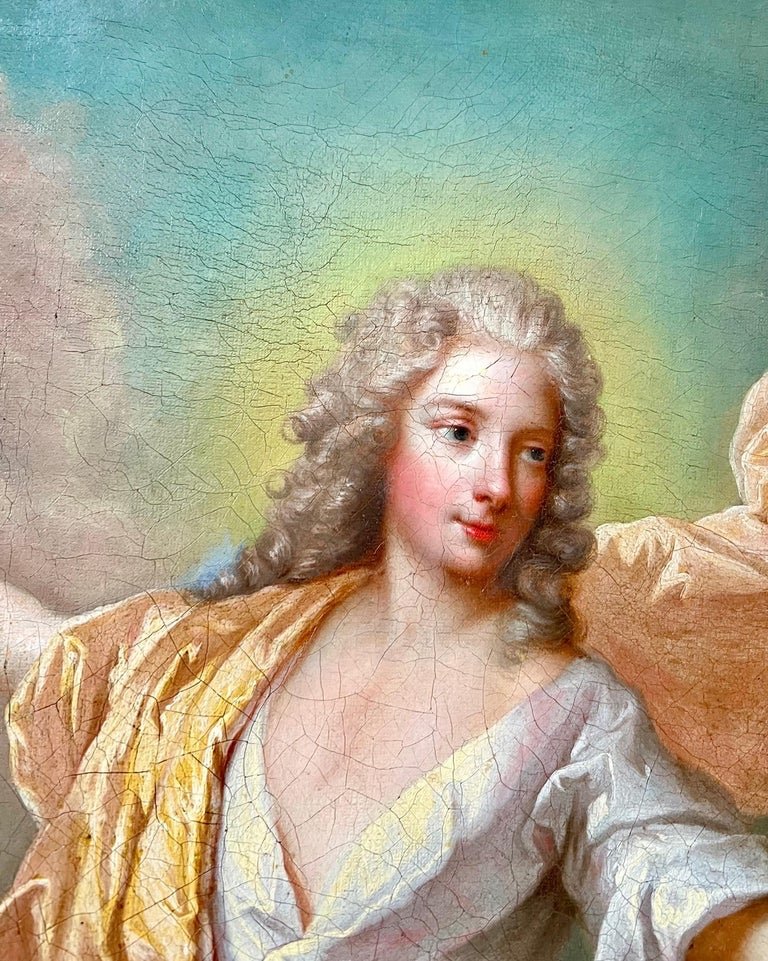 Prince Et Princesse De Conti Comme Apollon Et Diane Par François De Troy (1645-1730) Et Atelier-photo-6