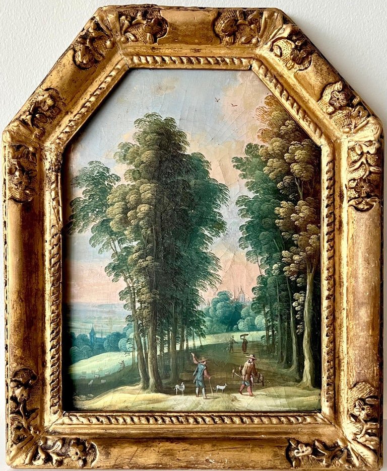 17th Century Flemish Landscape - Jasper Van Der Lanen (circle Of)