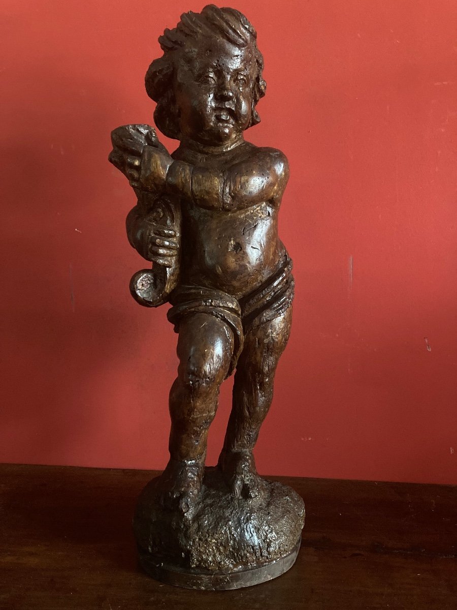 Putto En Bois 