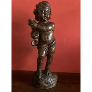 Putto En Bois 