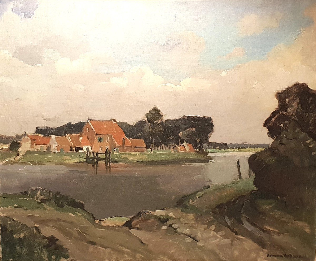 Landscape De Herman Verbaere (1906-1993)