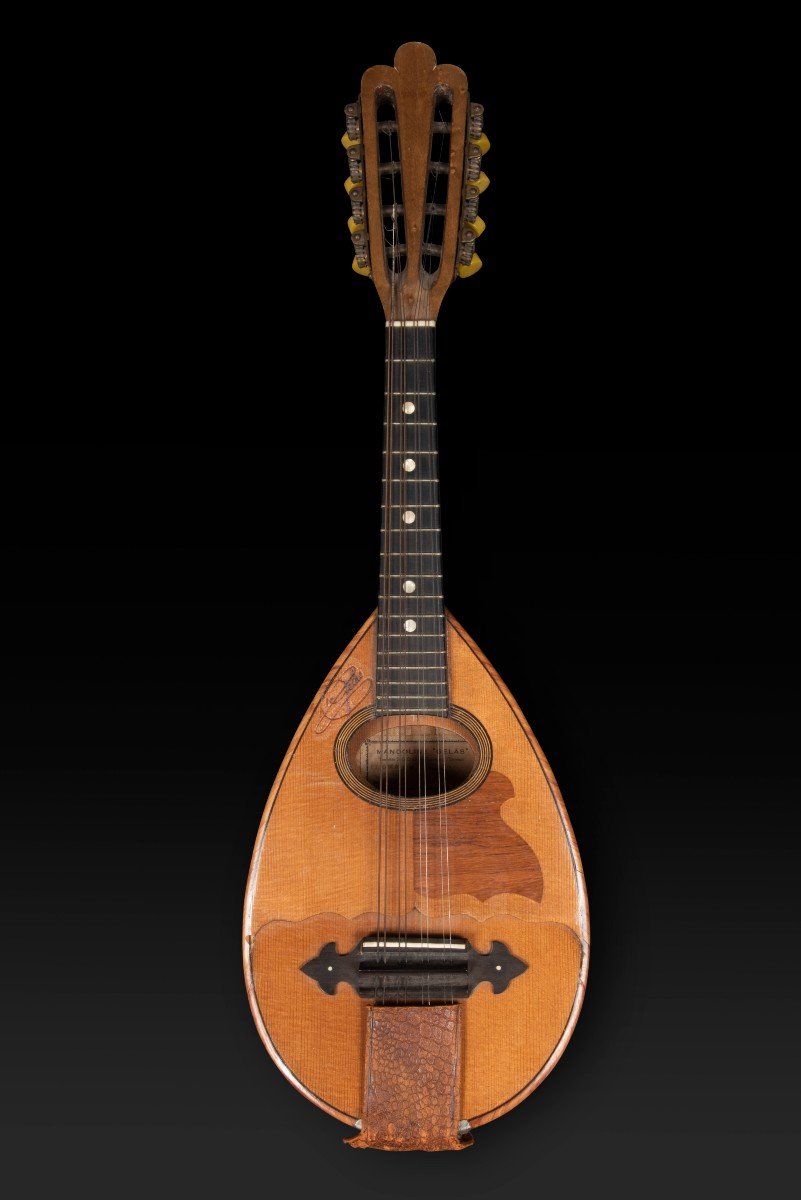 Gelas Double Top Mandolin From 1927, Numbered (5947) And Stamped: A Unique Piece