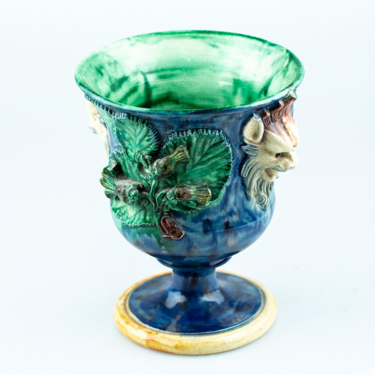 Paire De Vase - Figulines Attr. à Thomas-victor Sergent 19e Siècle-photo-2