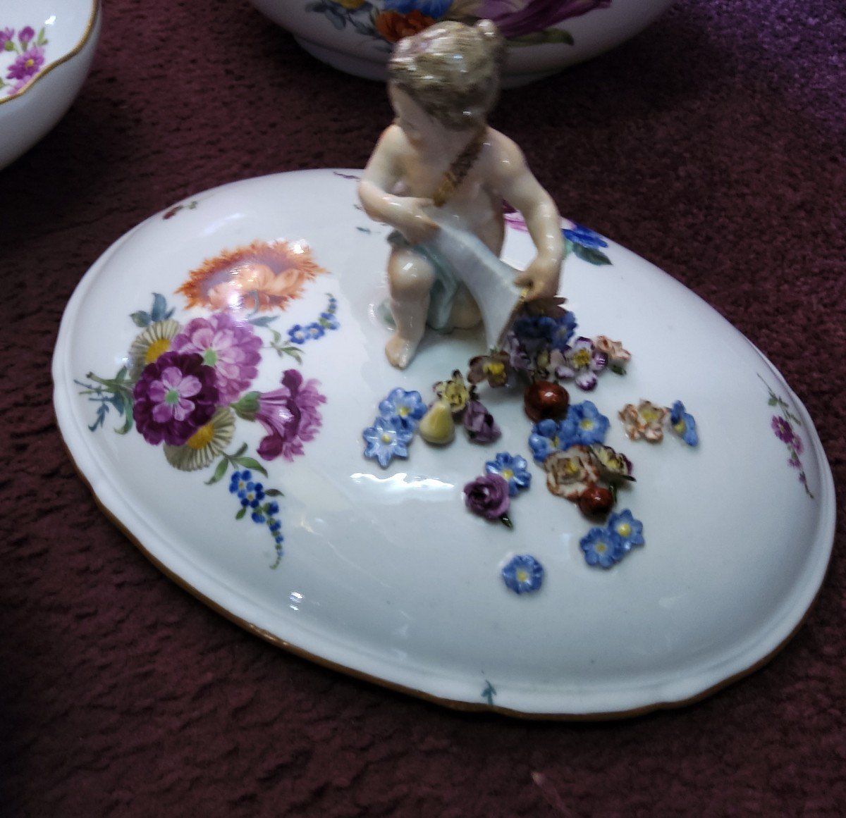 Pair Of Meissen Legumier-photo-2