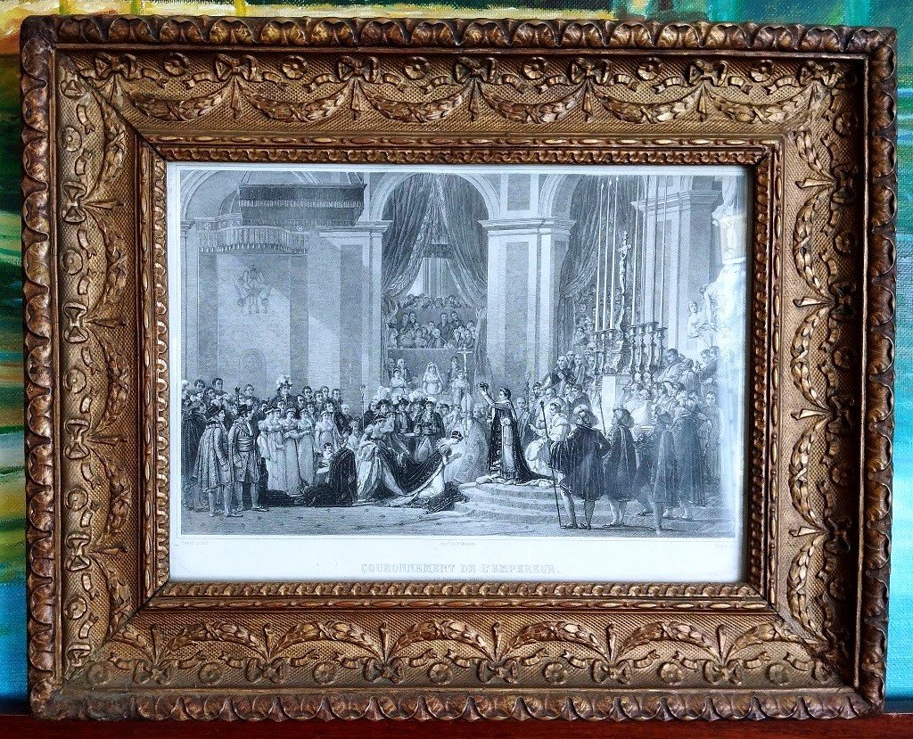 Gravure Du Couronnement De Napoléon 1er