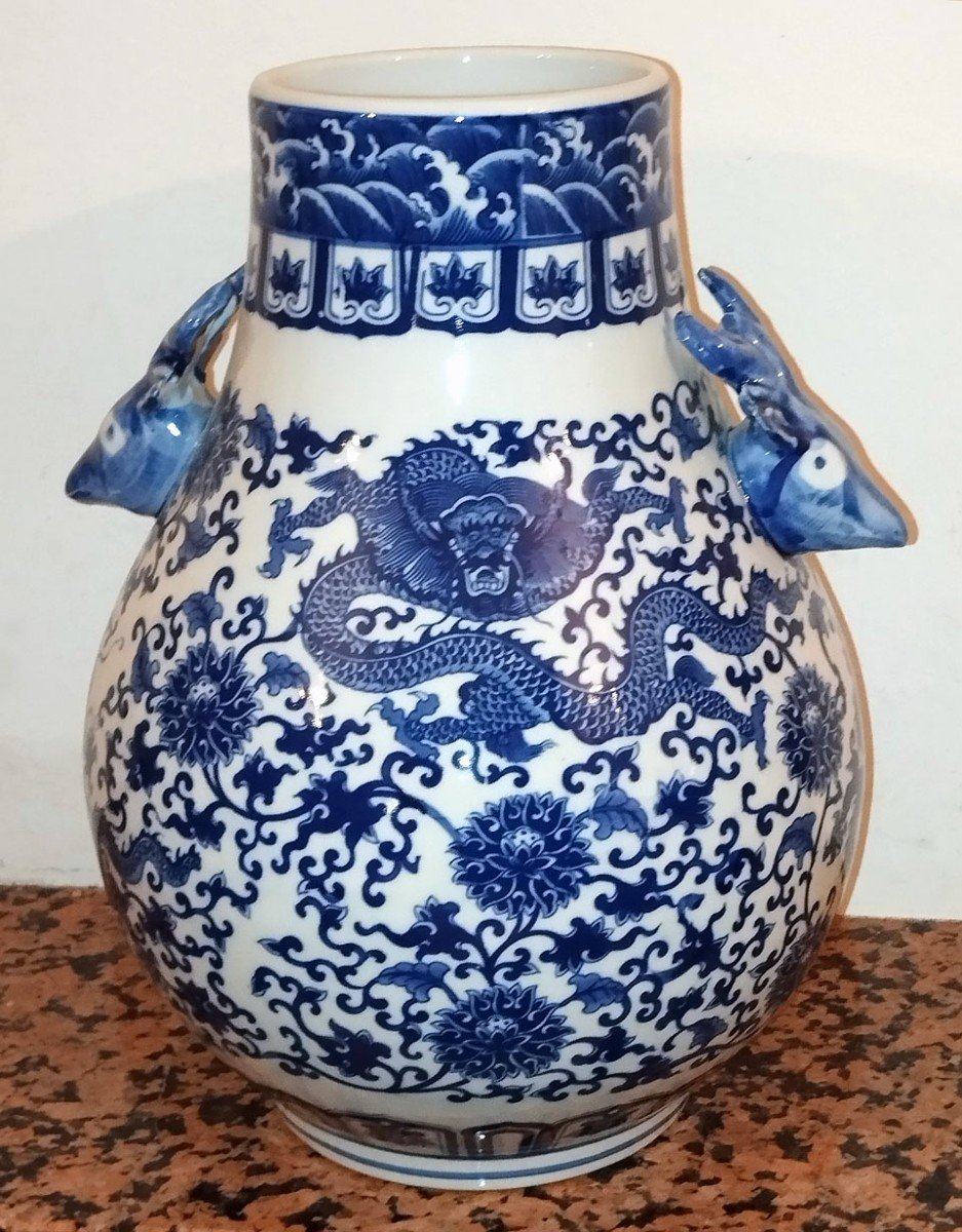 Qianlong Mark Chinese Porcelain Vase-photo-2