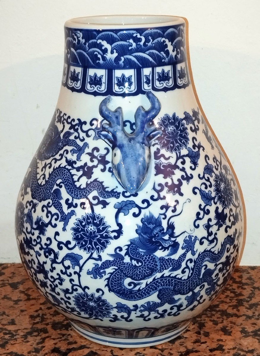 Qianlong Mark Chinese Porcelain Vase-photo-4