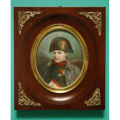 Miniature, Portrait Of Napoleon 1st 1847
