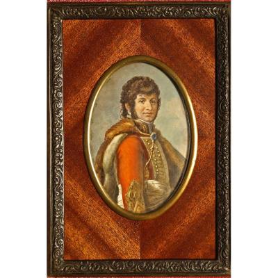 Portrait Miniature De Joachim Murat 