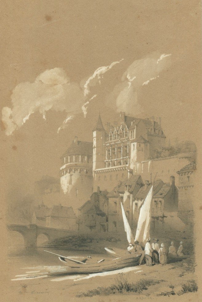 AMBOISE - Dessin original ancien