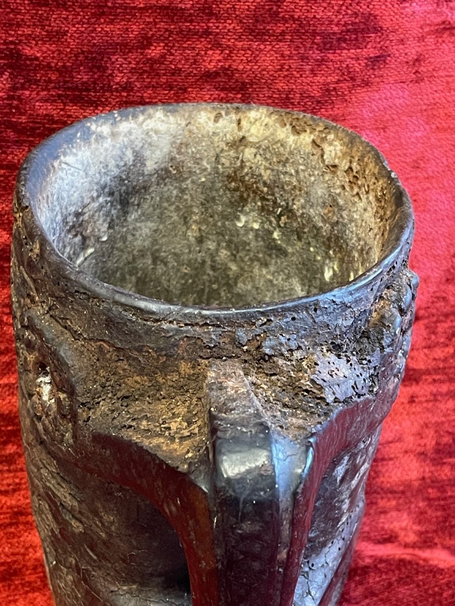 Rare Pot à Lait De Yak Népal Himalaya-photo-5