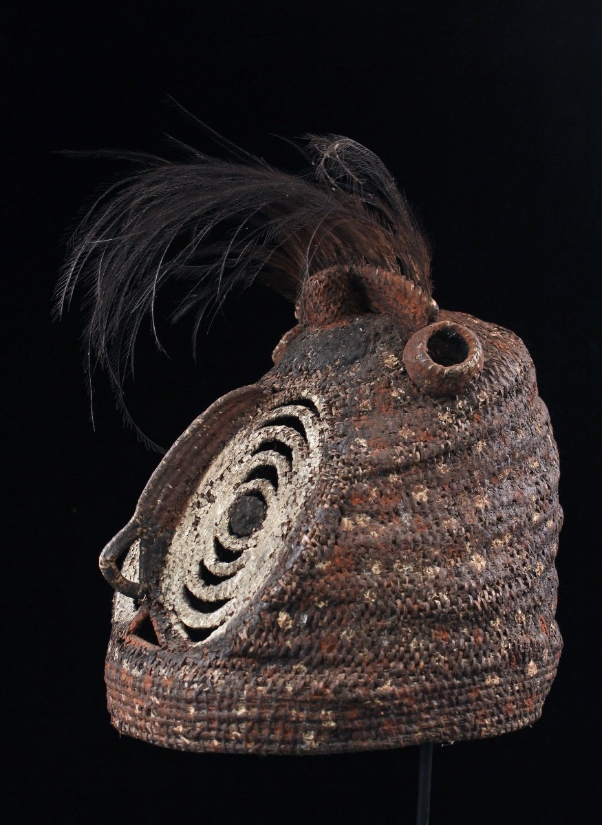 Baba Tagwa Mask, Helmet Mask, Oceanic Art, Oceania, Basketry, Papua New Guinea-photo-4