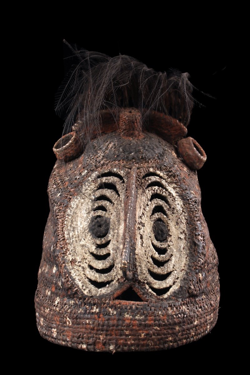 Baba Tagwa Mask, Helmet Mask, Oceanic Art, Oceania, Basketry, Papua New Guinea