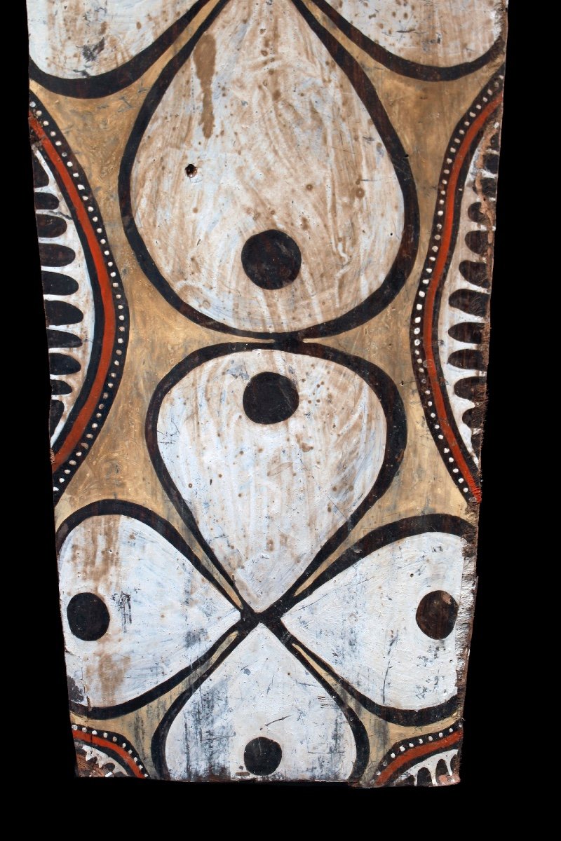 Ecorce Peinte, Ethnie Kwoma, Papouasie Nouvelle Guinée, Art Premier, Art Océanien, Peinture-photo-2