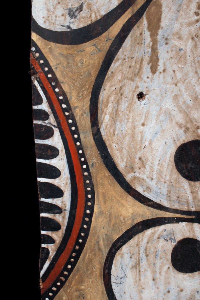 Ecorce Peinte, Ethnie Kwoma, Papouasie Nouvelle Guinée, Art Premier, Art Océanien, Peinture-photo-4