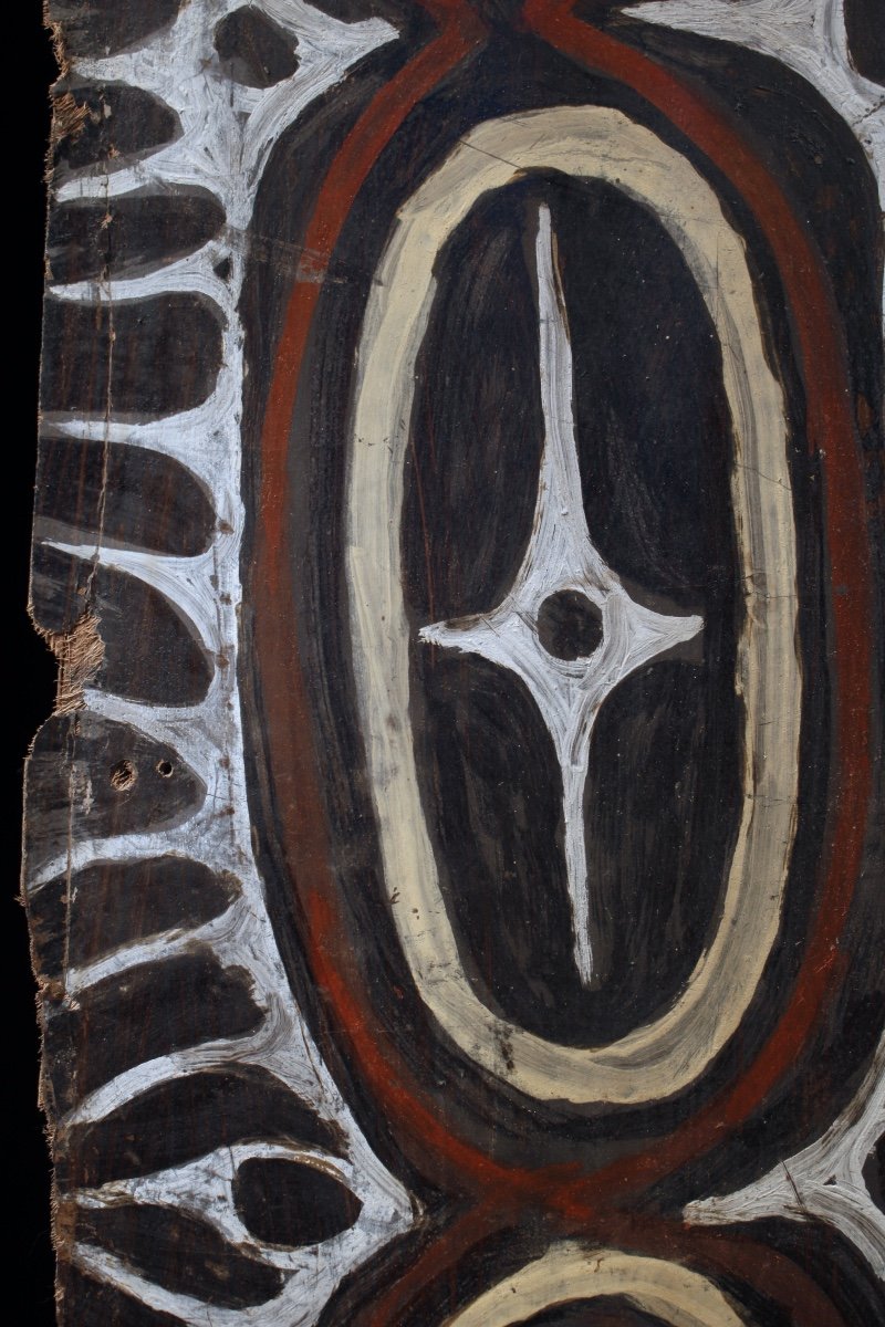 Double Painted Bark, Tribal Art, Oceanic Art, Painting, Oceania, Papua New Guinea-photo-4