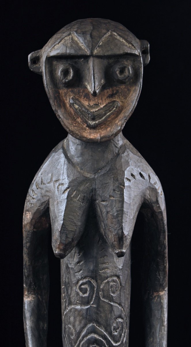 Figure De Culte Nogwi, Papouasie Nouvelle Guinée, Art Océanien, Art Premier, Sculpture, Statue-photo-2