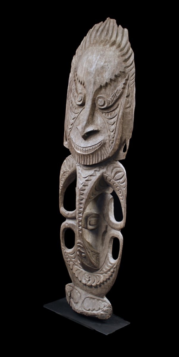 Figure De Culte, Papouasie Nouvelle Guinée, Art Océanien, Art Premier, Art Tribal, Sculpture-photo-8