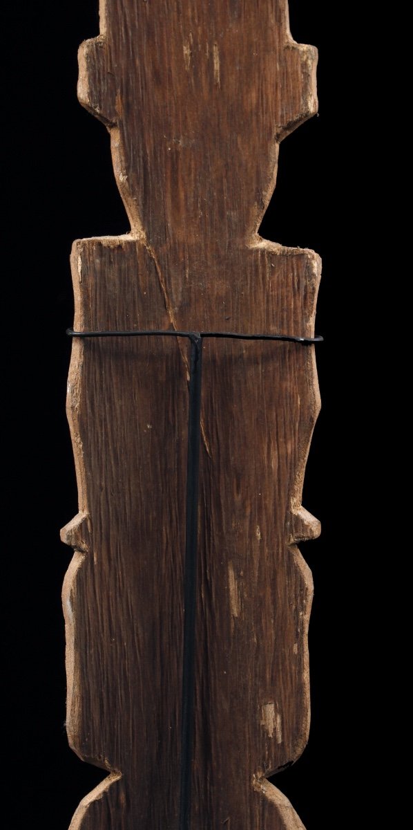 Ritual Charm, Engraved Bark, Tribal Art, Oceanic Art, Oceania, Papua New Guinea-photo-3