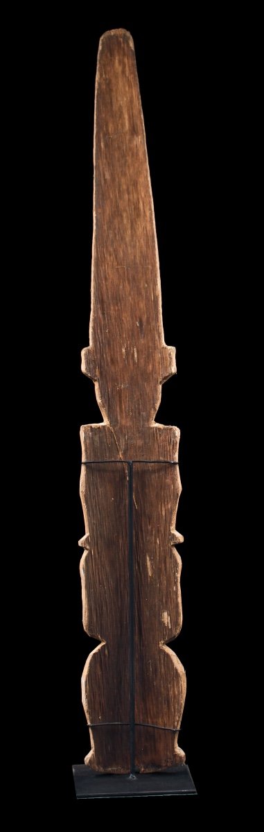 Ritual Charm, Engraved Bark, Tribal Art, Oceanic Art, Oceania, Papua New Guinea-photo-4