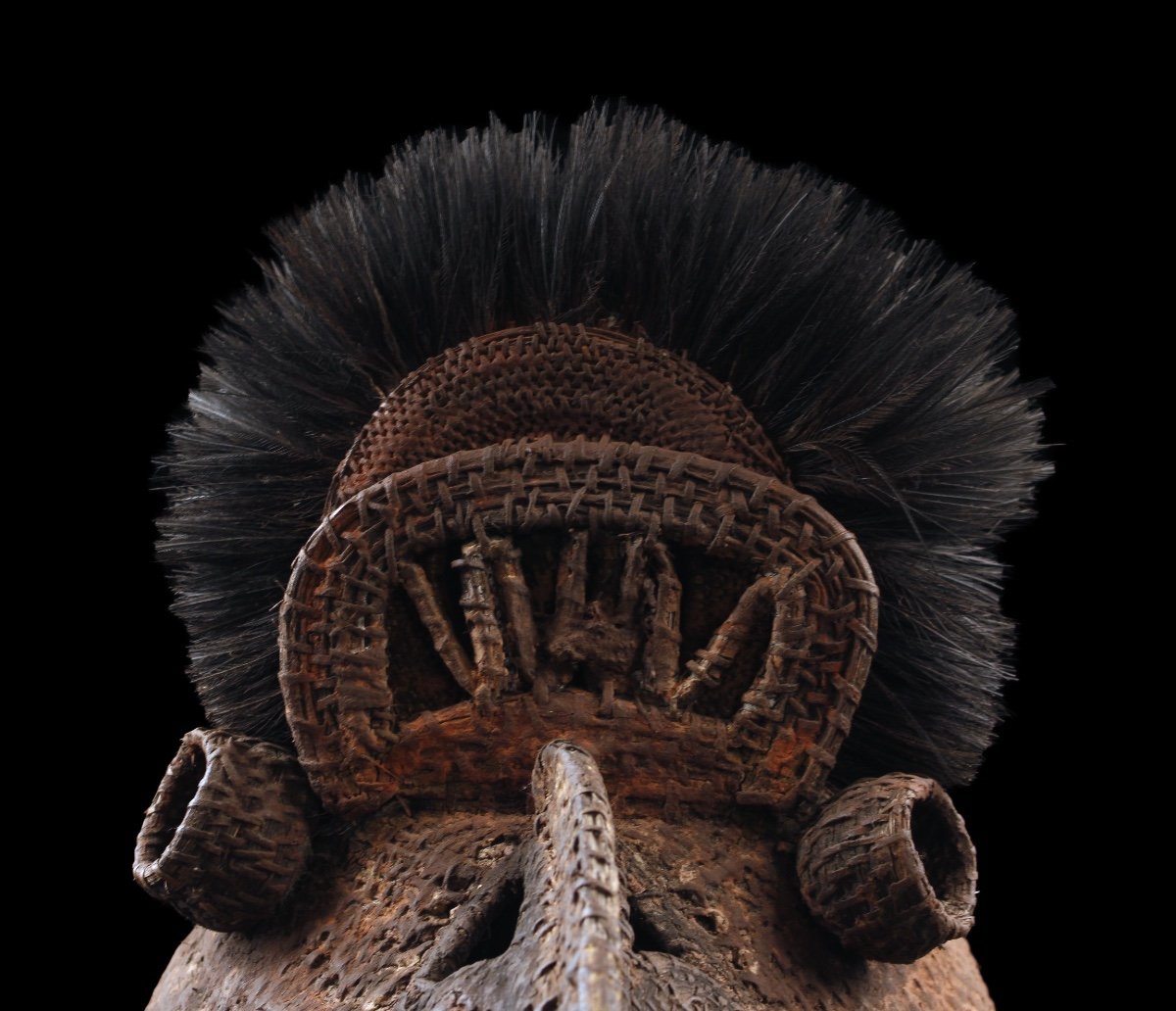 Baba Tagwa Mask, Helmet Mask, Oceanic Art, Oceania, Basketry, Papua New Guinea-photo-1