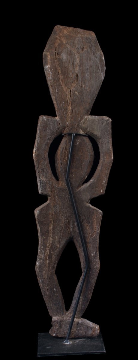 Ritual Charm, Engraved Bark, Tribal Art, Oceanic Art, Oceania, Papua New Guinea-photo-4