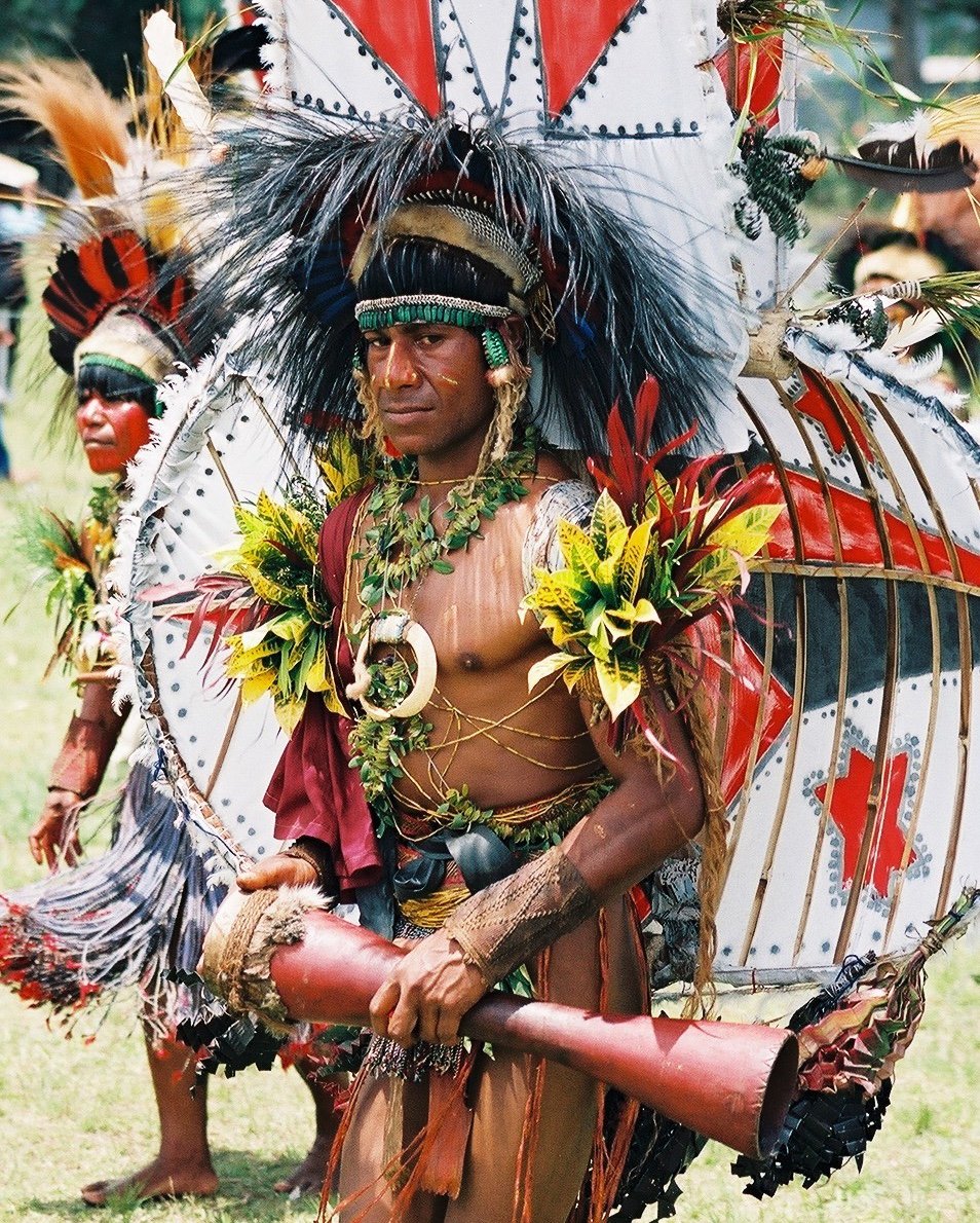 Dance Headdress, Tribal Art, Oceanic Art, Oceania, Papua New Guinea, Traditional Art-photo-3