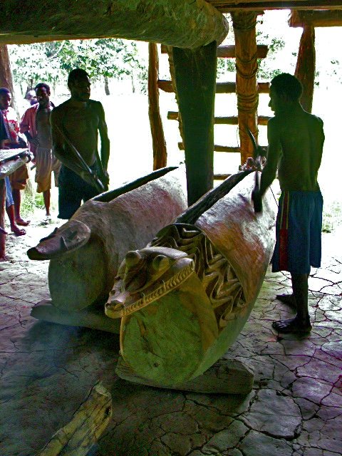 Bâton De Tambour à Fente, Arts Premiers, Art Océanien, Art Tribal, Papouasie Nouvelle Guinée-photo-7