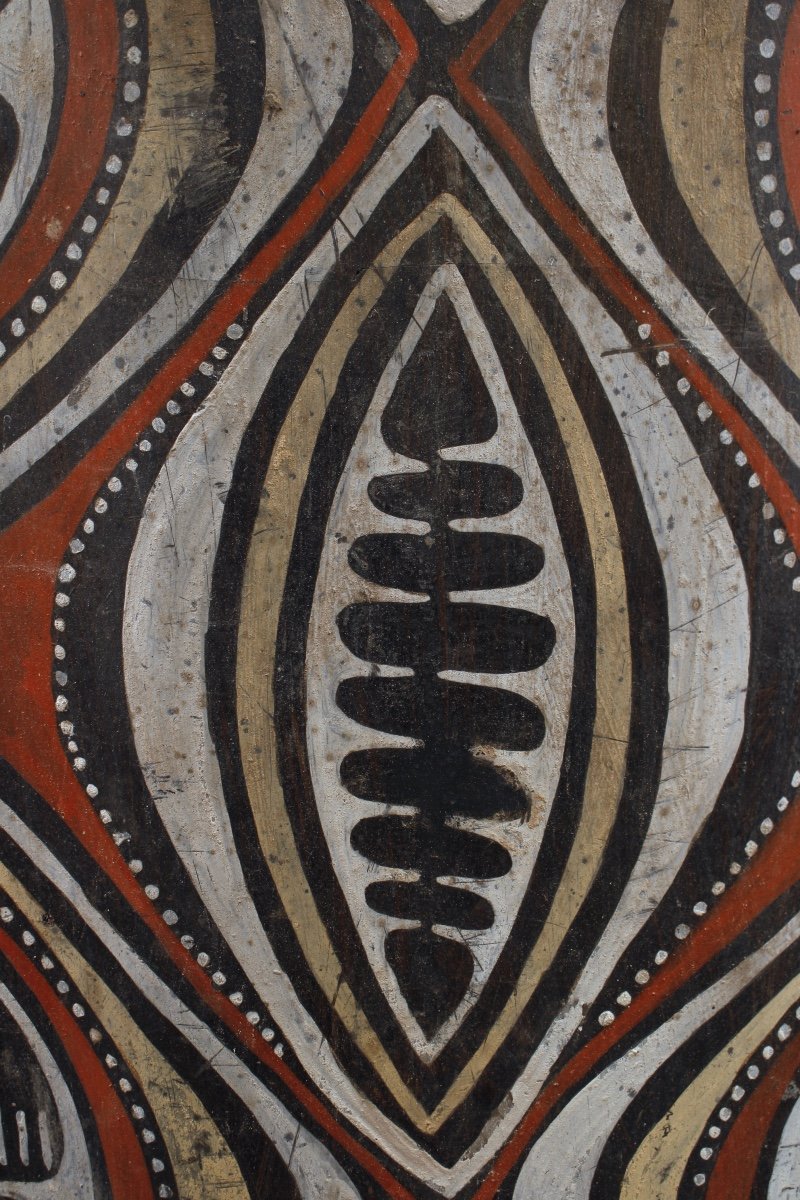 Painted Bark, Kwoma Ethnic Group, Papua New Guinea, Tribal Art, Oceanic Art-photo-3