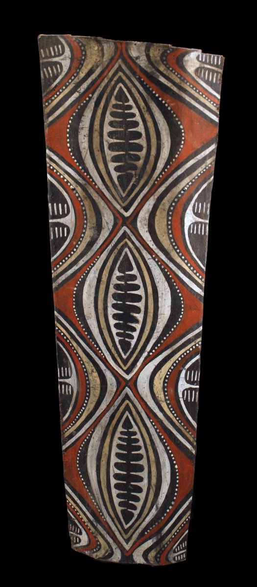 Painted Bark, Kwoma Ethnic Group, Papua New Guinea, Tribal Art, Oceanic Art