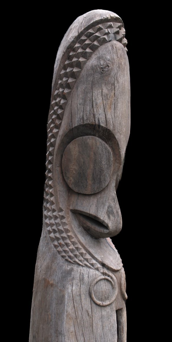 Slit Drum Head, Vanuatu, Tribal Art, Oceanic Art, Pacific Art, Totem-photo-3