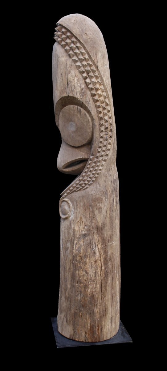 Tête De Tambour à Fente, Vanuatu, Art Tribal, Art Océanien, Art Du Pacifique, Totem-photo-4