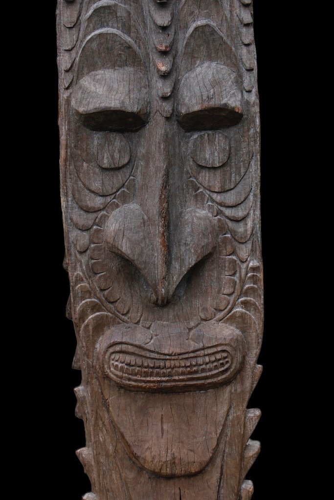 Poteau De Case, Totem, Art Tribal, Art Océanien, Papouasie Nouvelle Guinée, Océanie-photo-2