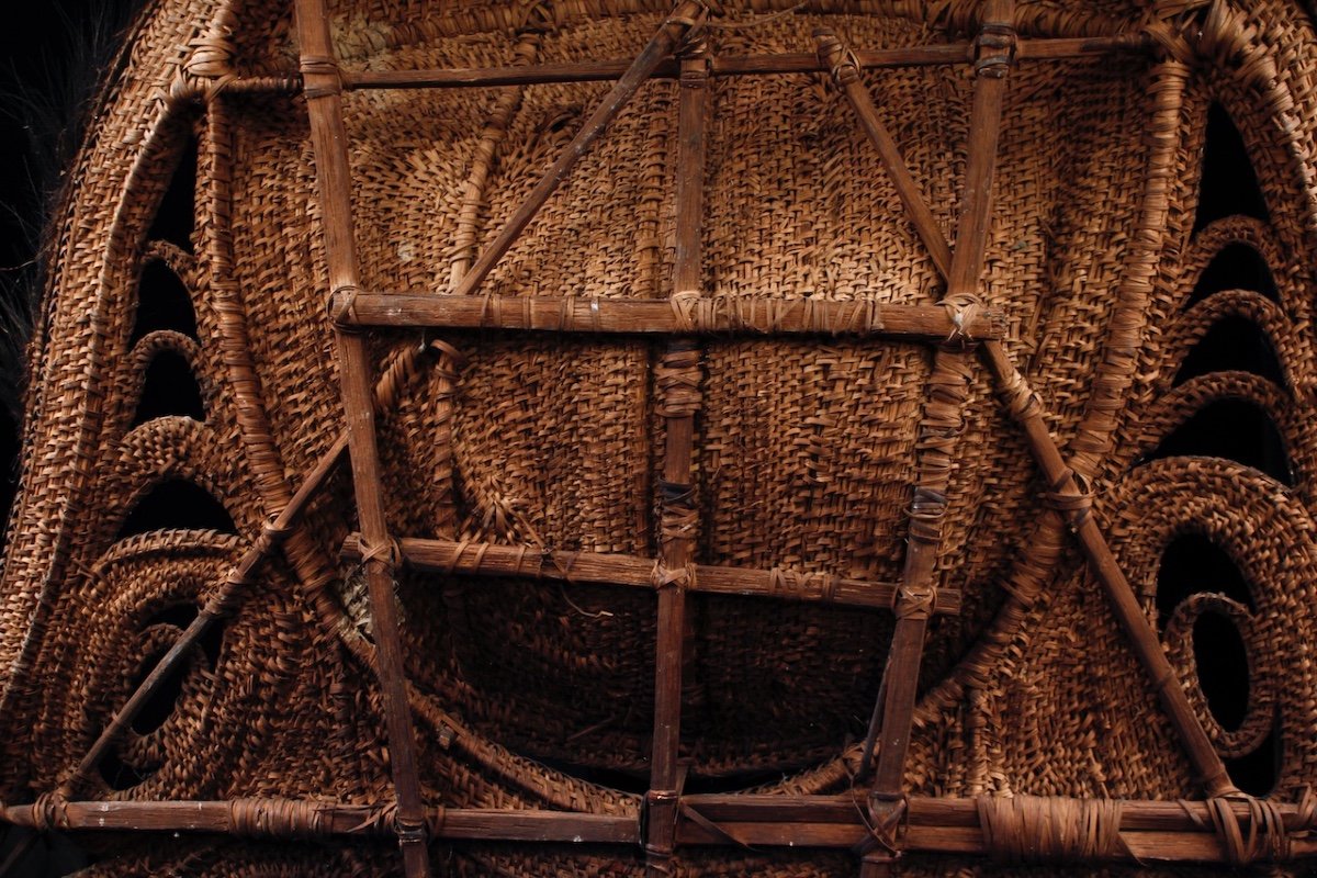 Gable Mask, Tribal Art, Papua New Guinea, Oceanic Art, Oceania, Basketry-photo-7