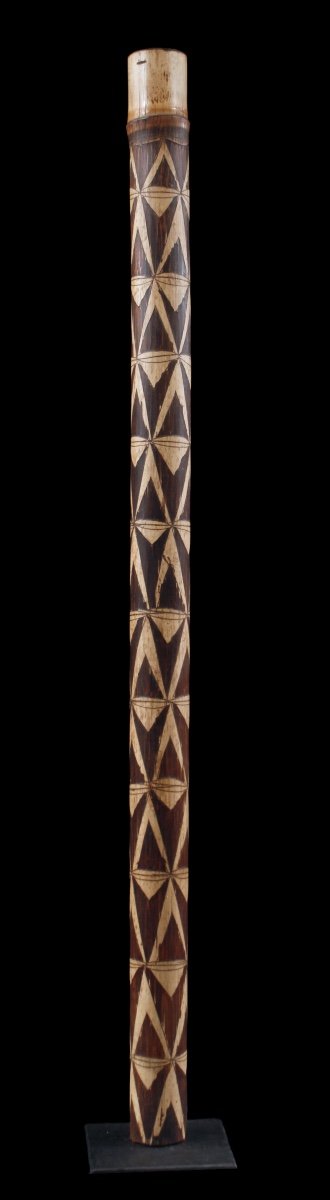 Flûte En Bambou, Instrument Traditionnel, Art Tribal, Art Océanien, Vanuatu-photo-2