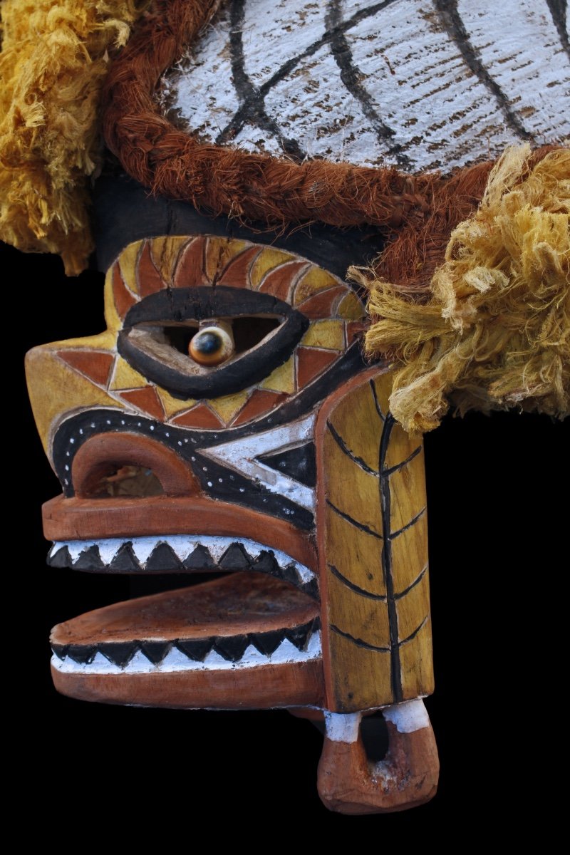 Tatanua Mask, Malagan Mask, Tabar Islands, Papua New Guinea, Oceanic Art, Tribal Art-photo-1