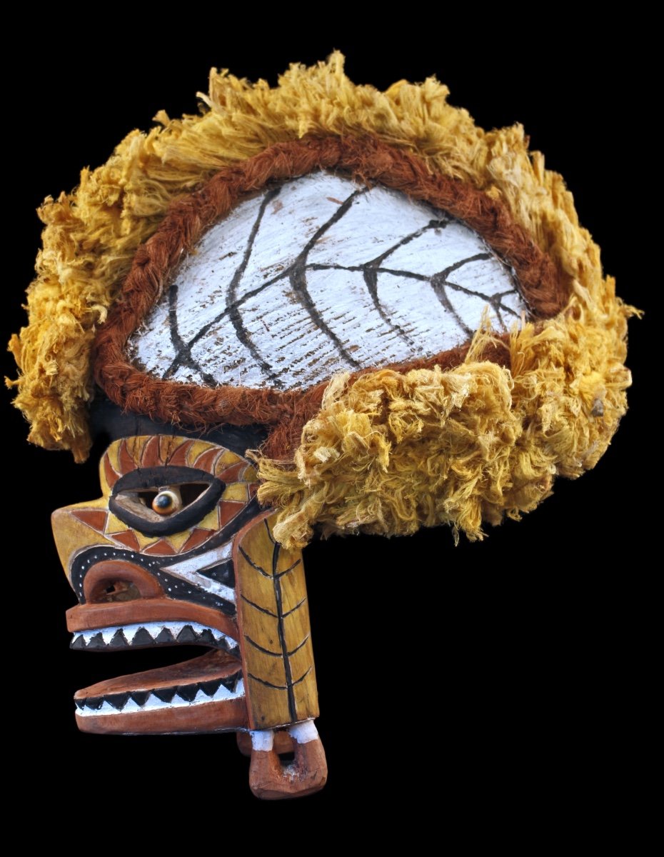 Tatanua Mask, Malagan Mask, Tabar Islands, Papua New Guinea, Oceanic Art, Tribal Art