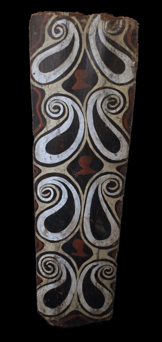 Painted Bark, Kwoma Ethnic Group, Papua New Guinea, Primitive Art, Oceanic Art