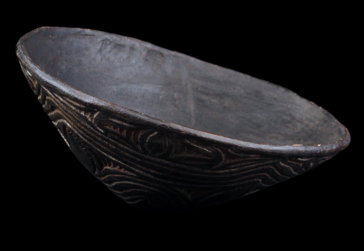 Terracotta Bowl, Papua New Guinea, Oceania, Indigenous Arts, Oceanic Art, Tribal Art-photo-4