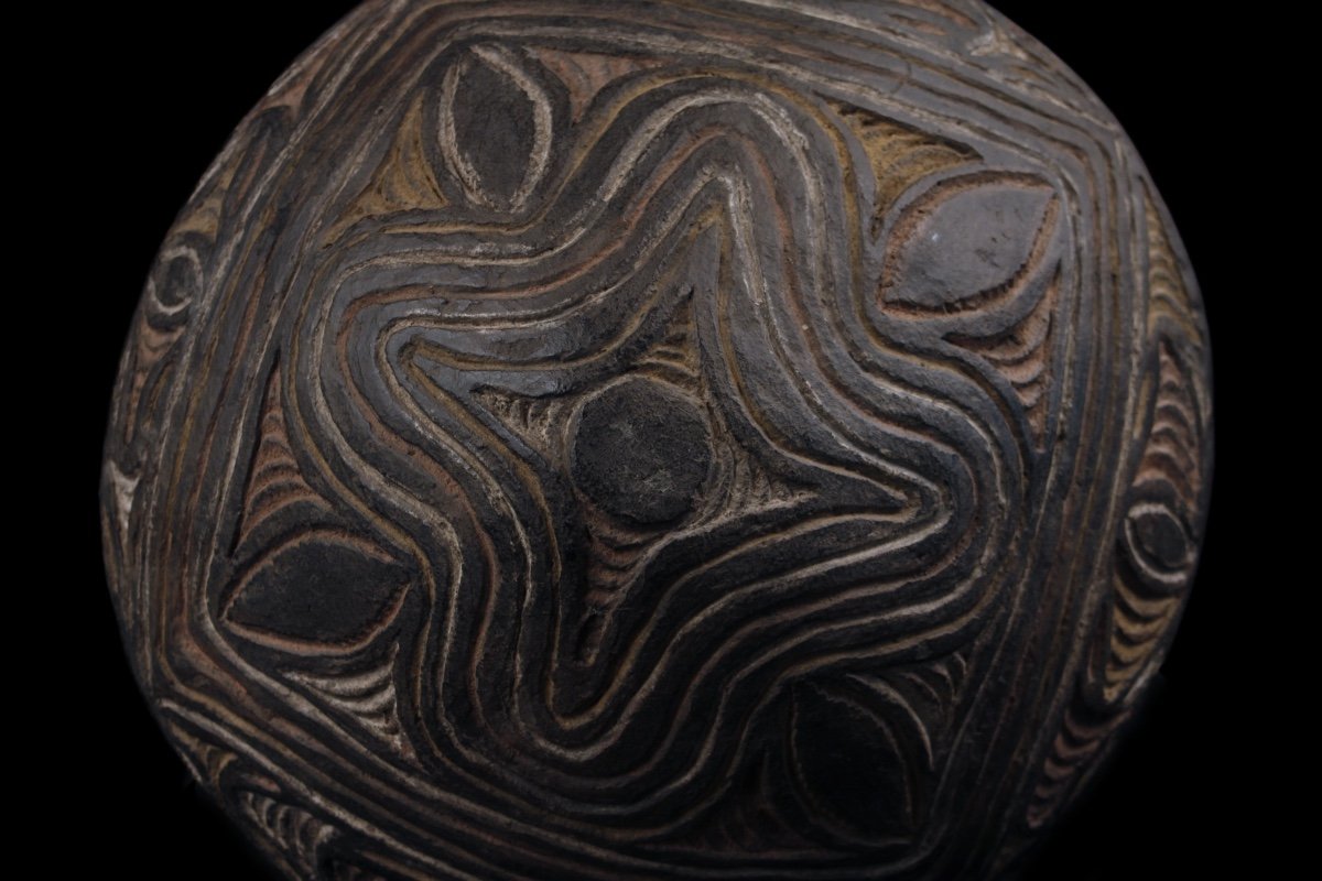 Terracotta Bowl, Papua New Guinea, Oceania, Indigenous Arts, Oceanic Art, Tribal Art-photo-1